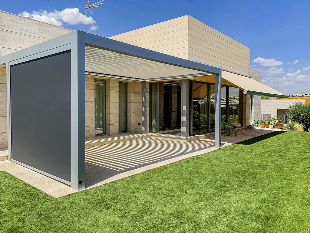 pergola bioclimatica estore proaluminio